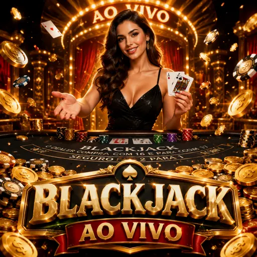 Mesa de Blackjack VIP ao vivo com dealer brasileiro